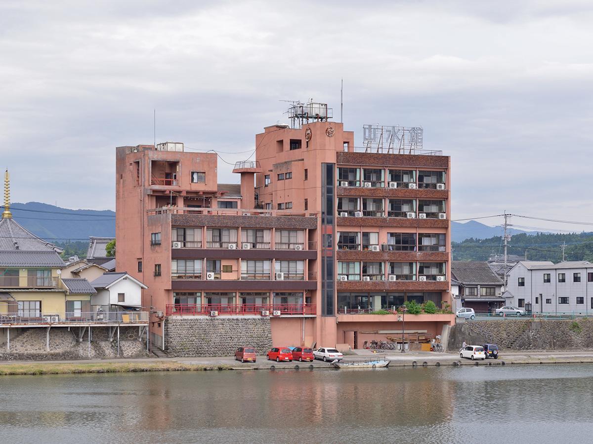 Riverside Hotel Sansuikan 히타 외부 사진